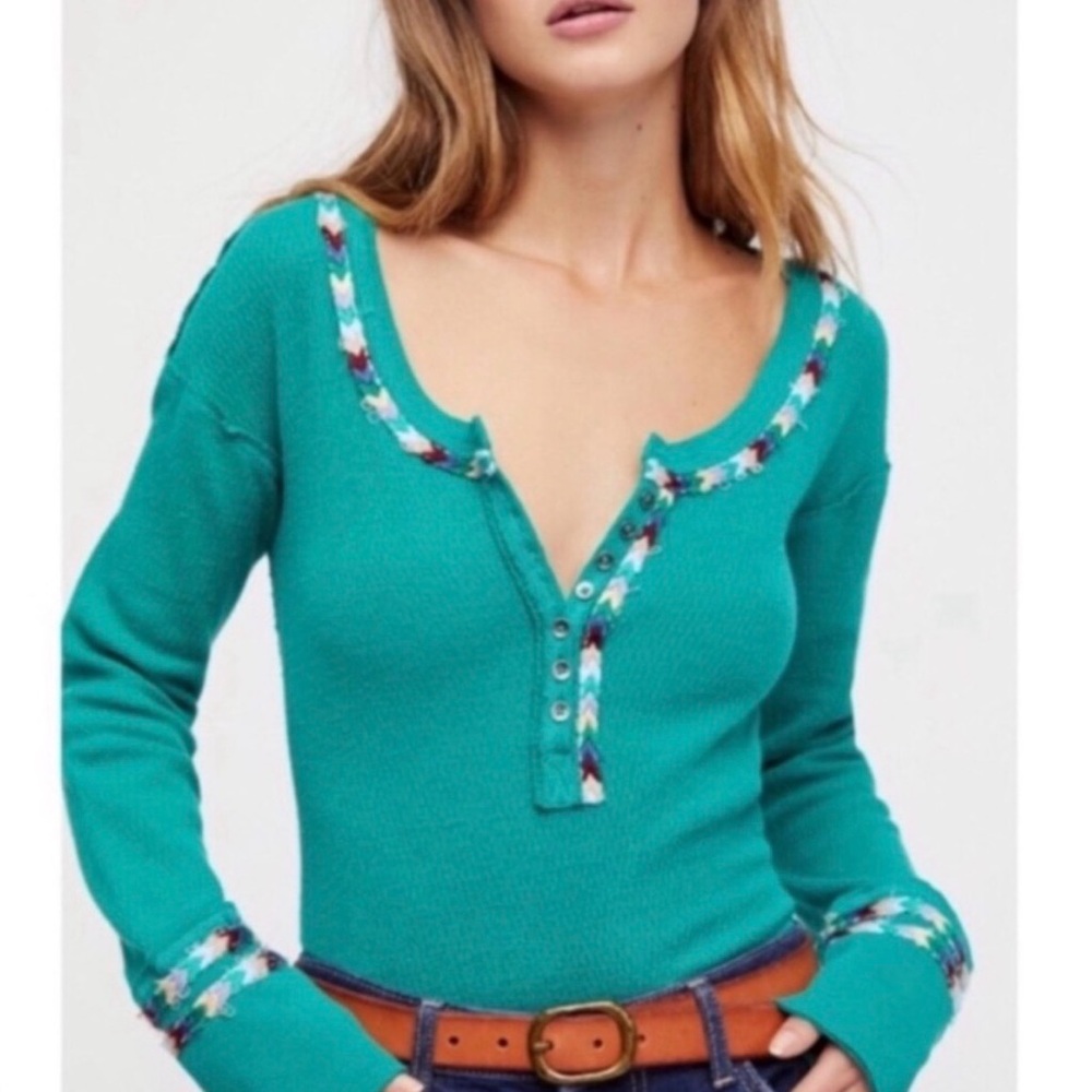 Free People Long Sleeve Top